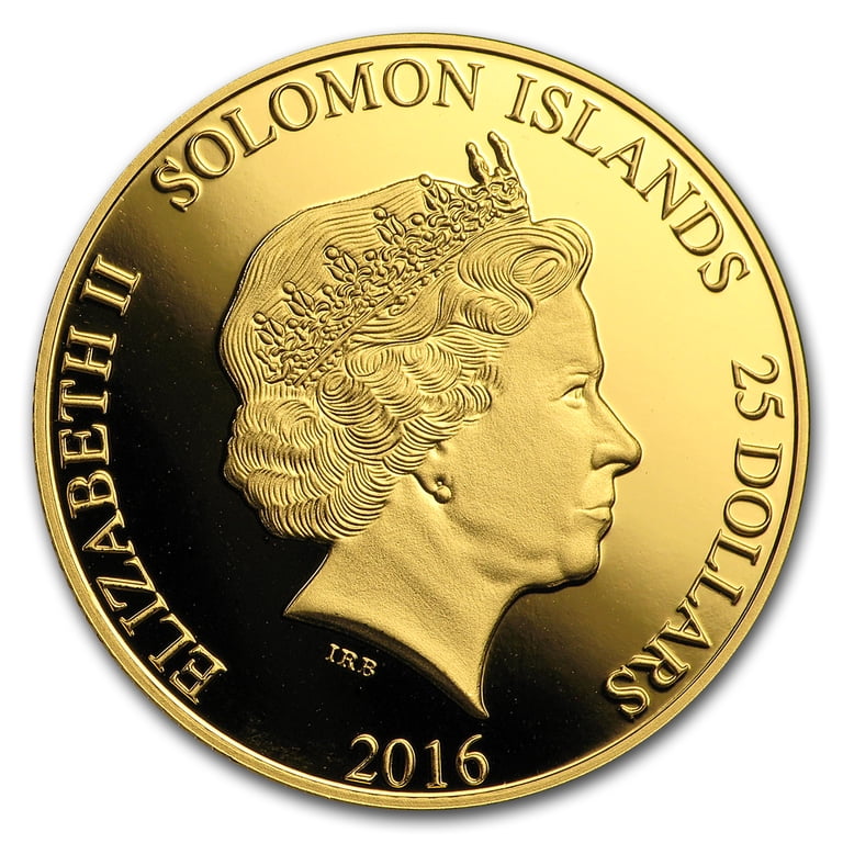 PAMP Suisse 1/4 oz $25 Solomon Islands Proof Gold Lady Liberty