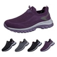 thumbnail image 2 of NOKIO Men's Sneakers Comfortable Wide Width Sock Shoes Non-S𝗅ip Mesh Casual Running Shoes Breathable Soft Knit Sneakers for Daily Walking, Tennis Sport, 2 of 3