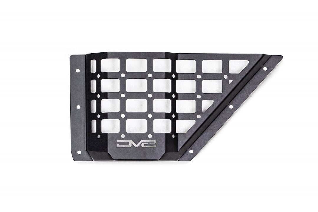 DV8 Offroad Front Door Pocket Molle Panels for 2021+ Ford Bronco 6th Gen | Driver & Passenger Side Pair | Increased Capacity of Door Pockets | Compatible with Molle Accessories