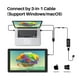 thumbnail image 4 of HUION Kamvas 22 tablet gráfica con pantalla, lápiz sin batería 8192 niveles, soporte ajustable y 20 puntas de repuesto, 4 of 9