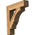 thumbnail image 5 of Ekena Millwork 6"W x 32"D x 32"H Balboa Block Rough Sawn Bracket, Western Red Cedar, 5 of 25