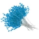 thumbnail image 1 of 50 cuentas acrílicas artificiales con forma de gota de agua para ramos de boda. Azul, 1 of 8