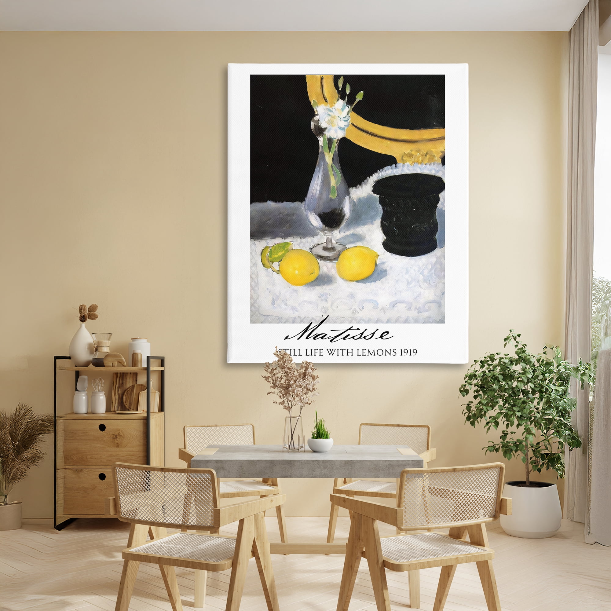 Stupell Industries Matisse Still Life Lemons Canvas Wall Art, design by Vintage Hustle