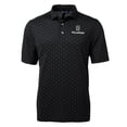 thumbnail image 2 of Men's Cutter & Buck  Black PGA TOUR Volunteers Big & Tall Virtue Eco Pique Tile Print Recycled Polo, 2 of 3
