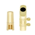 thumbnail image 1 of Jazz Soprano Sax Saxofón 5C Boquilla de metal con parches de boquilla, 1 of 8
