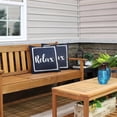 thumbnail image 3 of Outdoor Waterproof Throw Pillow Covers 18x18 Inches Set of 2 Navy Blue and White Pillows Cover for Patio Furniture Garden Porch, 3 of 6