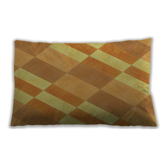 Ahgly Company Indoor Rectangular Patterned Lumbar Throw Pillow, 13 inch by 19 inch