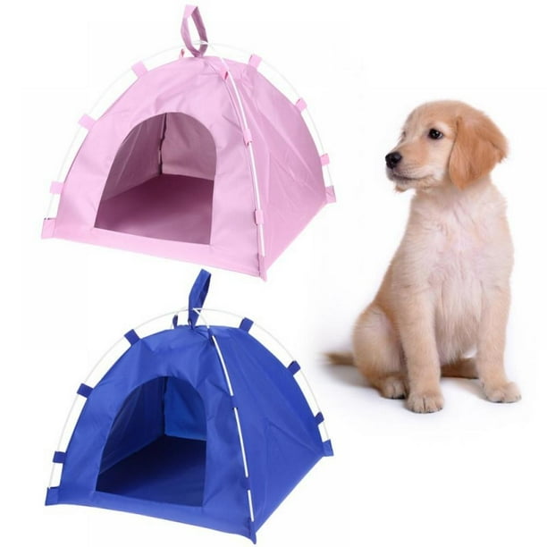 Portable Foldable Pet Tent, Removable Washable Puppy Bed Hut, Dog Cat