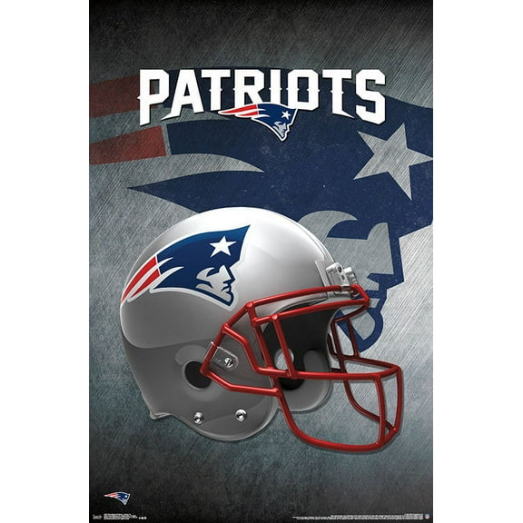 NFL New England Patriots - Helmet 16 Wall Poster, 22.375" x 34"