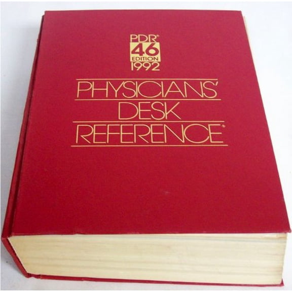 Pre-Owned Physicians Desk Reference-92 (Hardcover) 1563630036 9781563630033