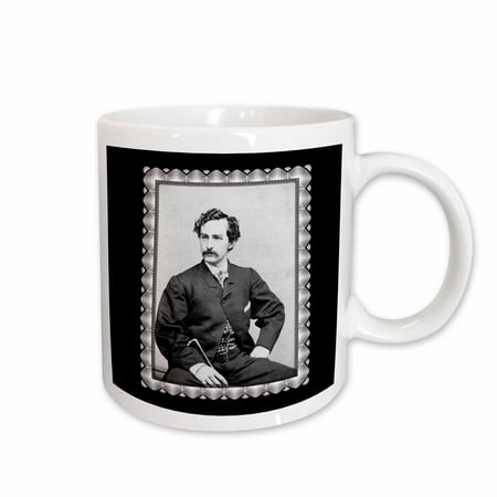 

3dRose John Wilkes Booth taken by Unknown Photographer Ceramic Mug 15-ounce