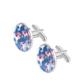 thumbnail image 2 of Unicorn Elegant Silver Jewelry Cufflink Set for Men, Made of Stainless Steel, Suitable for Formal Attire, for Business Meetings and Weddings, 2 of 6
