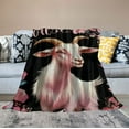 RUIYC Goat Blanket Goat Gifts for Goat Lovers Just A Girl Who Loves