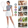 thumbnail image 6 of Women’s Sleeveless Golf Polo Shirt Ruffle Sleeve Sports Shirts Zipper Up Athletic Tank Tops with Collar Quick Dry, 6 of 7