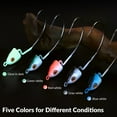 thumbnail image 6 of THKFISH Jig Heads for Fishing Hooks Bass Fishing Lures Texas Rig Hooks Swimbait Jig Heads Five Colors 3/8oz 10pcs, 6 of 8