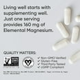 thumbnail image 4 of Sports Research® High Absorption Magnesium Glycinate 160mg Relaxation Muscle Nerve Support (90 Veggie Capsules), 4 of 7