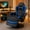 Blue, variant on Goplus Massage Gaming Recliner Height Adjustable Racing Swivel Chair with Cup Holder Black