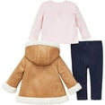 thumbnail image 2 of Little Me Kid’s 3-Piece Set: Faux Suede Jacket, Shirt and Pants 4T, 2 of 2