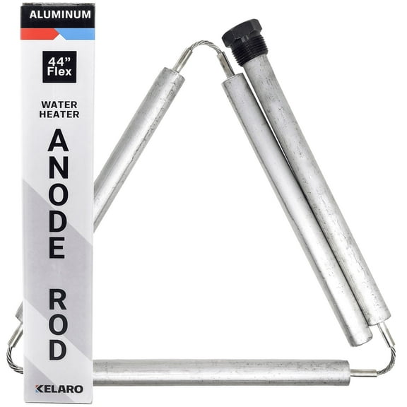 Aluminum & Zinc Flexible Water Heater Anode Rod 44-inch by Kelaro