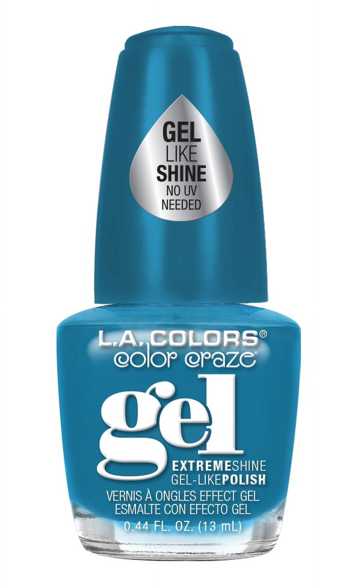(3 pack) L.A. COLORS Gel-like Nail Polish, Zing, 0.44 fl oz