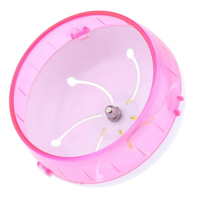 Jouet d'Exercice pour Hamster, Roue Disque de Course, Rose