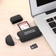 thumbnail image 4 of Lector de Tarjetas USB Dual SD/microSD con Adaptador OTG, Transmisión de Datos de Alta Velocidad 5Gbps y Diseño Compacto, 4 of 5