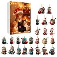 thumbnail image 2 of kladzum Advent Calendar 2025 Christmas Countdown Calendar, Cute Kitty Acrylic Decoration Holiday Gifts Box Advent Calendars Christmas Decorations, 2 of 9