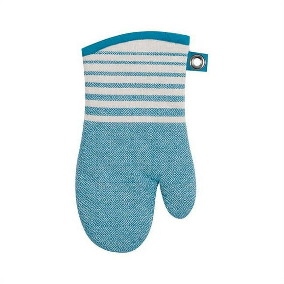 Kay Dee 6661920 Teal Cotton Oven Mitt - Pack of 3