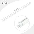 thumbnail image 2 of Uxcell 2 Pcs Clear Acrylic Pipes Round Tube for Lamps and Lanterns 5mm x 8mm, 2 of 6