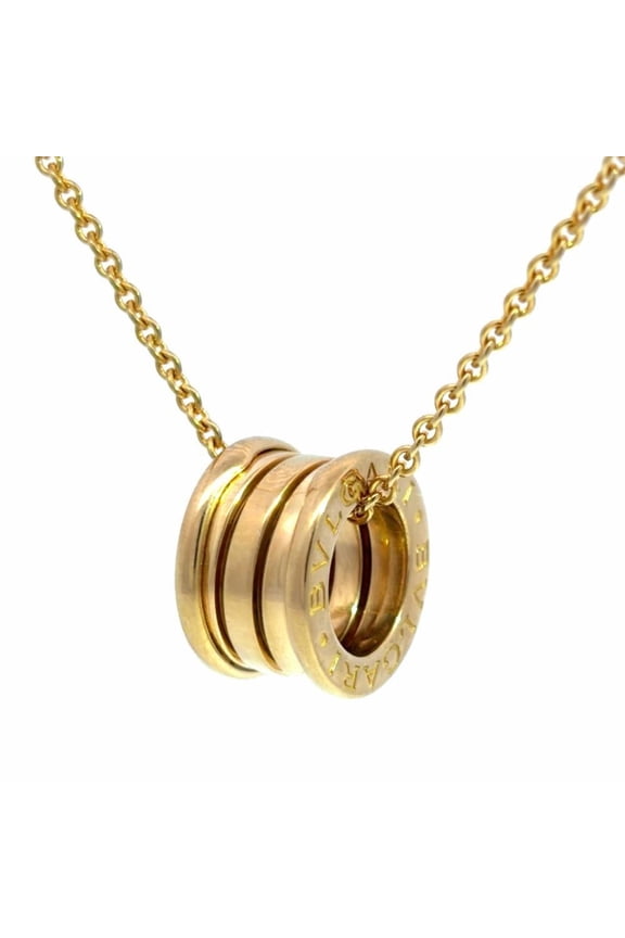 Pre-Owned Bvlgari Bulgari B.zero1 Necklace, 18K Yellow Gold, 12.1g, Men's/Women's.