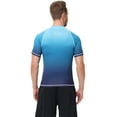 thumbnail image 4 of Weilanxin Men's UPF50+ Quick-Dry Rash Guard Shirt Surfing, Running, Water Sports, Reflective Safety Design, 4 of 11