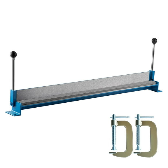 Sheet Metal Brake 36 Inch 915 mm Length Portable Metal Bender Metal Bending Brake Rolling Folding Machine with 2 C-shaped Clamps