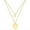Gold, variant on Nrmvnmi Layered Heart Necklace Pendant Plated Dainty Choker Layering Long Necklace for Women Birthday Gift