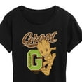 thumbnail image 3 of Marvel Guardians of the Galaxy - Groot Collegiate - Women's Short Sleeve Graphic T-Shirt, 3 of 5