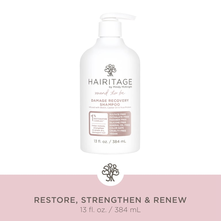 Hairitage Damage Recovery Shampoo with Biotin & Castor Oil photo 1