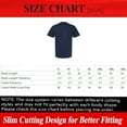 thumbnail image 2 of Gildan Short Sleeve Crewneck T-Shirt, Softstyle Midweight Classic Shirt, Navy Tee, XL, 2 of 5