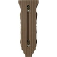 thumbnail image 4 of Ekena Millwork 5"W x 7"D x 14"H Large Acanthus Wood Corbel, Walnut, 4 of 4