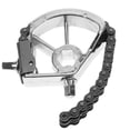 thumbnail image 3 of Gymnture double bass drum pedal Single Bass Drum Pedal with Double Chain Drive Ideal for Drum Set and Electronic Drum Pad Includes Bass Drum Feet and Kick Pedal Accessories Silver, 3 of 10