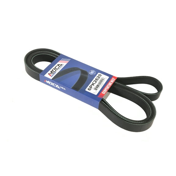 MOCA AUTOPARTS 6PK2620 Serpentine Belt for 97-96 Ford Windstar V6 3.8L & 11-08 Mitsubishi Lancer L4 2.0L & 98 Saab 900 L4 2.3L & 98 Saab 900 L4 2.0L & 91 Dodge Dakota V8 5.2L