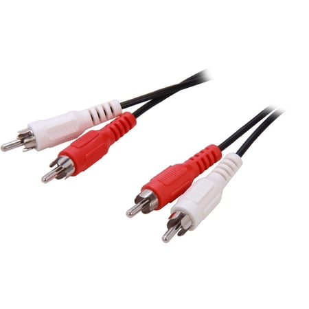 UPC: 0757120404644 | C2G 40464 Value Series RCA Stereo Audio Cable  Black (6 Feet  1.82 Meters)
