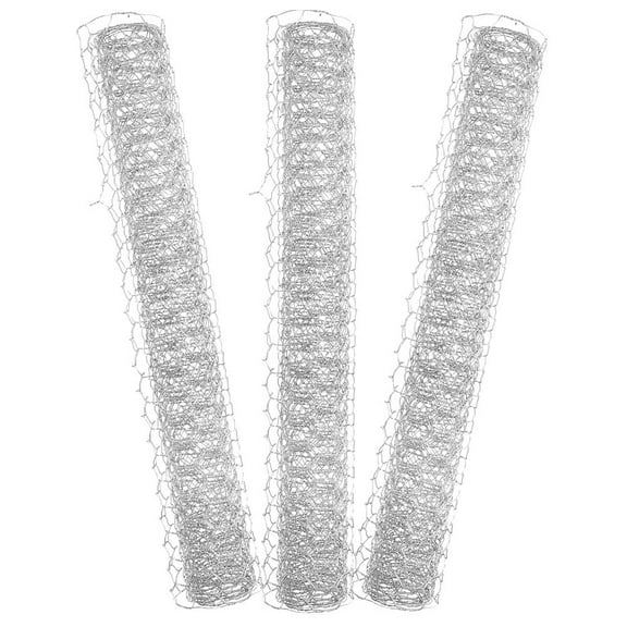 Raindrops 3 Sheets Aviary Wire Mesh Garden Fence Hexagonal Decoration