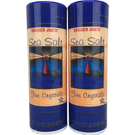 2==TJ Sea Salt Fine Crystals 26.5 Oz. Each