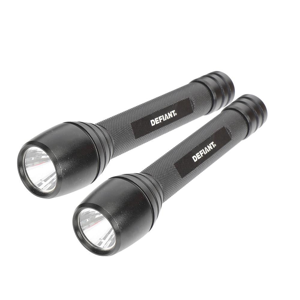 80 Lumens 2 AA LED Flashlights (2Pack) (D)