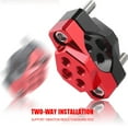 thumbnail image 4 of Motorcycle Headlight Spot Light Turn Signals Holder Mount Bracket Fork Clamp Red, 4 of 7
