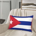 thumbnail image 7 of Cuban Flag Throw Pillow Cushion Cover Decorative Rectangle Pillow Case 20"x30", 7 of 7