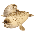 thumbnail image 4 of Realistic Giant Sea Lion Plush Toy - Ocean World Animal Plush 3D Seal Pillow Home Decoration Sofa Mat Birthday Gift, 4 of 4