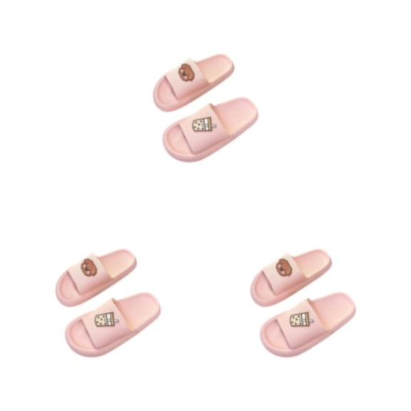 Minnieouse Cómodas pantuflas deslizantes: ligeras y duraderas, elegantes, suaves y gruesas, para interiores y exteriores, con plataforma y Type1 NO1