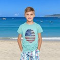 thumbnail image 6 of ZACPNCV Flag Shirt for Toddler Kids Boys Girls USA Flag T-Shirt 4th of July Shirt Patriotic Tee Tops Blue 7-8 Years, 6 of 9