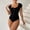 Black, variant on Women's Sexy Sling One-Piece Swimsuit Bikini Swimsuit