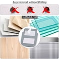 thumbnail image 6 of Gustave 6 Pack Wall Mount Remote Control Holder Self Adhesive No Drill Phone Charging Organizer TV Remote Pen Storage Caddy for Home Office, 6 of 8